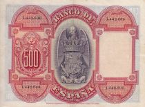 Espagne 500 Pesetas - Isabel la Catholique - Armoiries - 1927 - P.73a