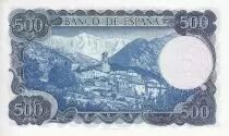 Espagne 500 Pesetas - Jacinto Verdaguer - Village de montagne - 1971 - P.153