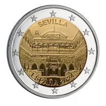 Espagne Alcazar de Séville - 2 Euros UNC Commémo. 2024