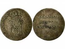 Espagne Charles IV - M&eacute;daille Argent, Acclamation - 17 Janvier 1789 Madrid