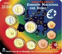 Espagne Coffret BU Euro 2010 - Espagne