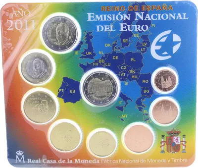 Espagne Coffret BU Euro 2011 - Alhambra de Grenade