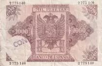 Espagne FAUX - 1000 Pesetas - Carlos Ier - Armoiries - 1940 - P.125x