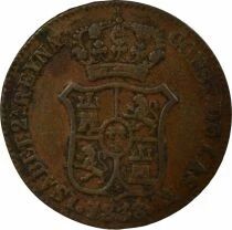 Espagne Isabelle II - 3 Cuartos - 1838 Barcelone