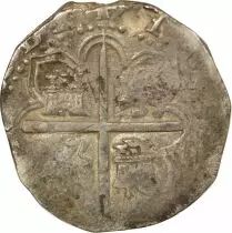 Espagne Philippe II - 4 Reales Argent - 1589 /  1590 S Séville