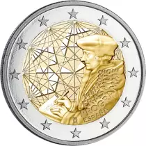 Espagne Pi&egrave;ce 2 Euros Comm&eacute;mo. BE ESPAGNE 2022 - 35 ans du Programme ERASMUS