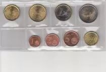 Espagne S&eacute;rie Euros ESPAGNE 1999 - 8 monnaies