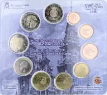 Espagne World Money Fair Berlin 2018 - Miniset BU Euro ESPAGNE 2018