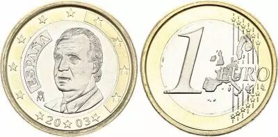 Espa�a 1 Euro - Juan Carlos I - 2003