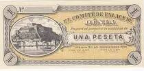 Espa&ntilde;a 1 Peseta - El comit&eacute; de enlace de D&eacute;nia - 1936