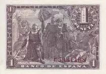 Espa&ntilde;a 1 Peseta - Fernando el catolico - 1943 - P.126