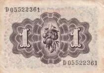 Espa&ntilde;a 1 Peseta - Woman of Elche - 1948 - P.135