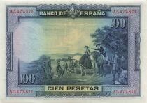 Espa&ntilde;a 100 Pesetas - Cervantes - 1928 - P.76