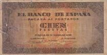 Espa&ntilde;a 100 Pesetas - Coat of Arms of Spain - 1938 - Series C
