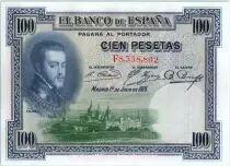 Espa�a 100 Pesetas - Felipe II  - 1925