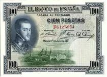 Espa�a 100 Pesetas - Felipe II - XF - Serial F - P.69