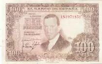 Espa&ntilde;a 100 Pesetas - J.R. de Torres - 07-04-1953 - Serial F2