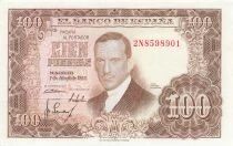 Espa&ntilde;a 100 Pesetas - J.R. de Torres - 1953 - P.145