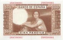 Espa&ntilde;a 100 Pesetas - J.R. de Torres - 1953 - P.145