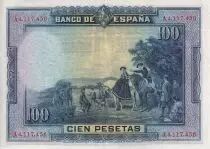 Espa&ntilde;a 100 Pesetas - M. De Cervantes - 1928 - P.76