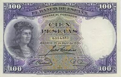 Espa�a 100 Pesetas G.F. Cordoba