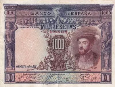 Espa�a 1000 Pesetas - Carlos I - 1925 - P.70