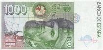 Espa&ntilde;a 1000 Pesetas - Cortes and Pizarro - 1992 - P.163