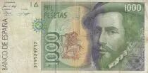 Espa�a 1000 Pesetas - H. Cort�s - F. Pizzaro 1992 - Fine - P.163