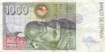 Espa&ntilde;a 1000 Pesetas - Hernan Cortes - 1992