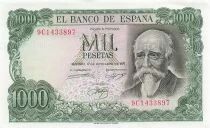 Espa&ntilde;a 1000 Pesetas - Jose Echegaray - 1971 - P.154