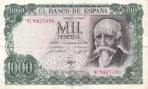 Espa&ntilde;a 1000 Pesetas 1971 - Jos&eacute; Echegaray - Madrid