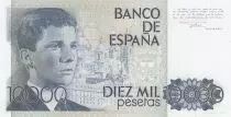 Espa&ntilde;a 10000 Pesetas 1985 - Juan Carlos - Prince Felipe - without serial letter