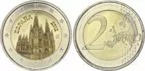 Espa�a 2 Euros - Cathedral of Burgos - Colorised - 2012