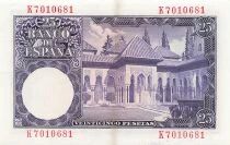 Espa&ntilde;a 25 Pesetas - Isaac Albeniz - 1954 - P.147
