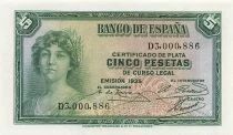 Espa&ntilde;a 5 Pesetas - 1935 - P.85