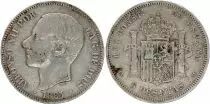 Espa�a 5 Pesetas - Alfonso XII - 1883 - M SM - Silver