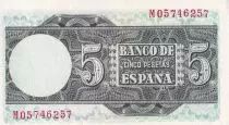 Espa&ntilde;a 5 Pesetas - Elcano - 1948 - P.136