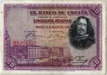 Espa�a 50 Pesetas D. V�lasquez
