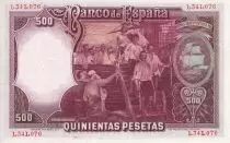 Espa&ntilde;a 500 Pesetas  -  J. S. de Elcano - 1931 - P.85
