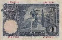 Espa&ntilde;a 500 Pesetas  - Mariano Benlliure - 1951 - P.142