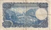 Espa&ntilde;a 500 Pesetas - Jacinto Verdaguer - Landscape - 1971 - Letter P - P.153