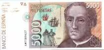 Espa&ntilde;a 5000 Pesetas C. Colombus - Astrolabe