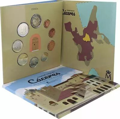 Espa�a BU Euro 2023 box set - Old Town of Caceres