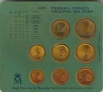 Espa&ntilde;a Spain Complete set 1999 - 8 coins Euro