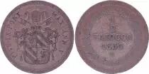 Estado Pontifical 1/2 Baiocco  - Pivs IX - 1850 R V