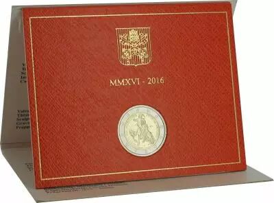 Estado Vaticano  2 Euros Comm�mo. 2016 - Mercy