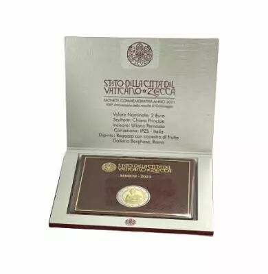 Estado Vaticano 2 Euros Comm�mo. 2021 - 450 years of Caravaggio