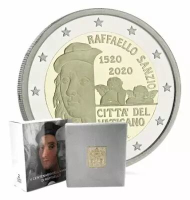 Estado Vaticano 2 Euros Commemo. BE 2020 - 500 years since Raphael\'s death