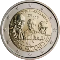 Estado Vaticano 2 Euros Comm&eacute;mo. BU 2024 - Saint Thomas Aquinas