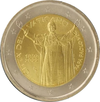 Estado Vaticano 2 Euros Comm&eacute;mo. BU Vatican 2022 - 125th Anniversary of the birth of Pope Paul VI